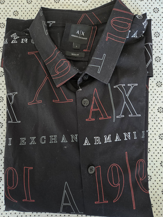 Armani Exchange Semi-formal Button Down Shirt Regular Fit