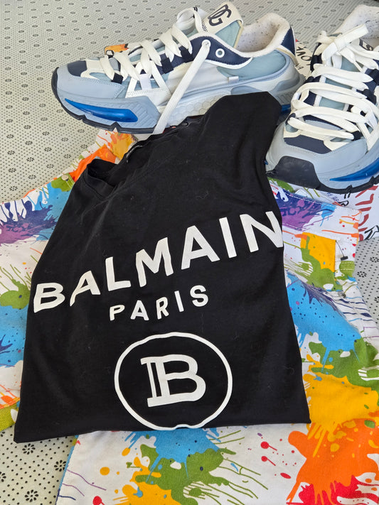 Balmain Paris Crew Neck Tee