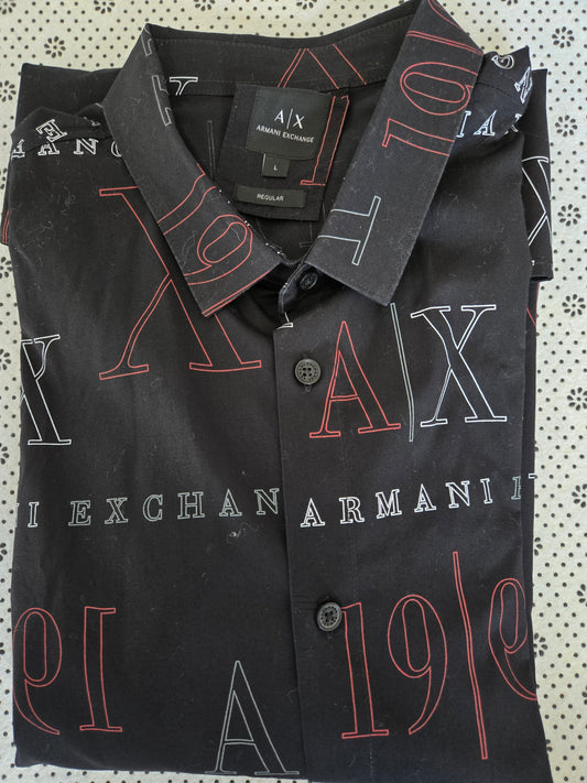 Armani Exchange Semi-formal Button Down Shirt Regular Fit